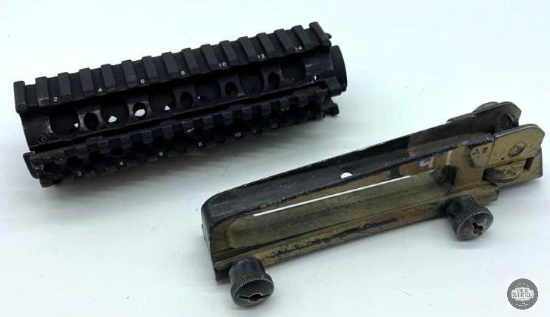 AR-15 Rear Sight and Forearm