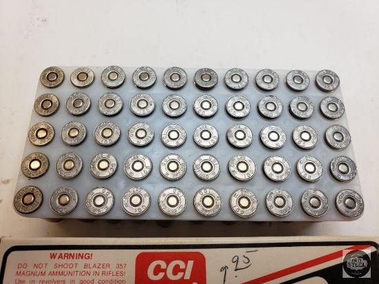 One Partial Box of 357 Magnum Blazer