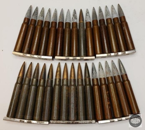30 Rounds of WWII German 8x57mm Mauser