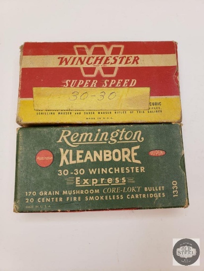 Two Boxes of 30-30 Winchester