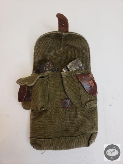 Two AK47 Magazines with Pouch