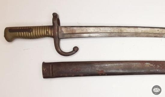 French M1866 Yataghan Sword Bayonet