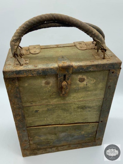 Italian Breda M37 Feed Strips and Carry Case WWII