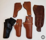 Lot of Six Leather Holsters