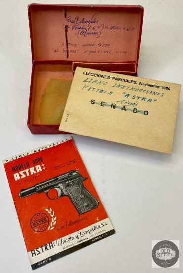 Astra Falcon 4000 Box with Paperwork