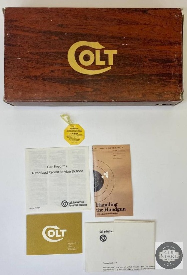 Colt Diamondback Box with Paperwork