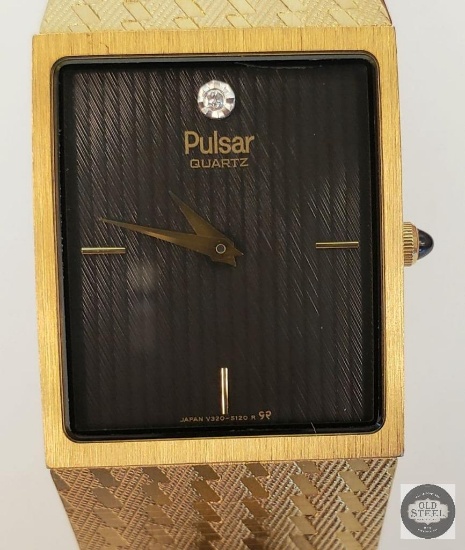 Pulsar Gold Plated Dress Watch