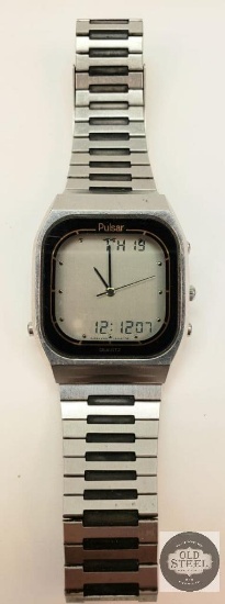 Pulsar World Time Digital and Analog Men's Watch