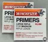 Two Trays of Winchester Magnum Rifle Primers