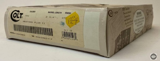 Colt Mustang Plus II Cardboard Sleeve