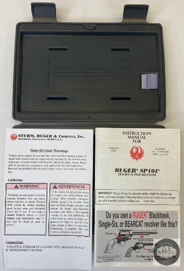 Ruger SP101 Hard Case with Paperwork