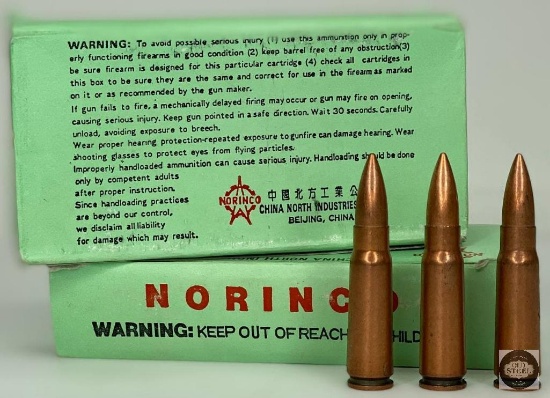 Two Boxes of Norinco 7.62X39