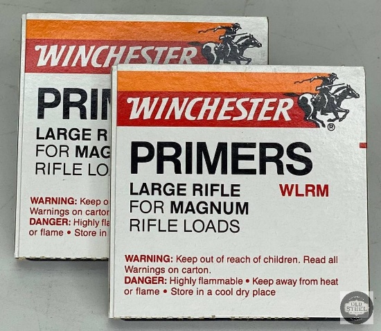 Two Trays of Winchester Magnum Rifle Primers
