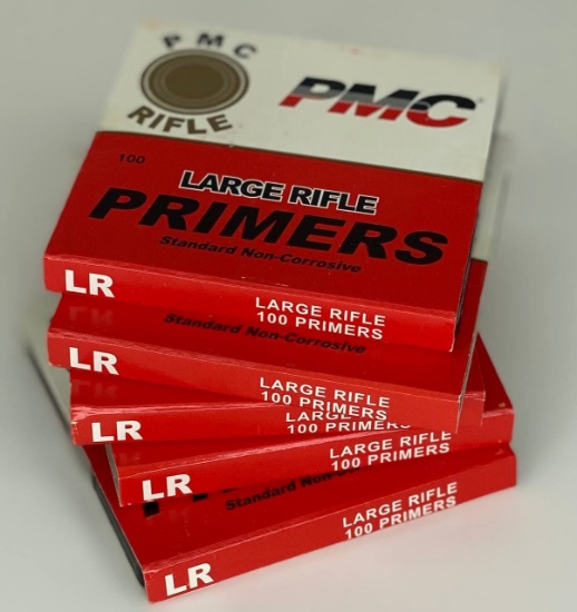 Four Trays of PMC Large Rifle Primers