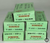 Five Boxes of Norinco 7.62X39
