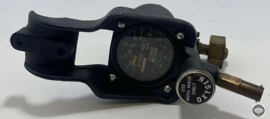 Oxygen Regulator /w Altimeter/Cylinder Pressure Guage
