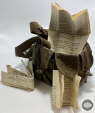 Chinese SKS Canvas Bandoleer /w Newspapers