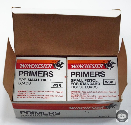 Large Box of Winchester Small Rifle Primers