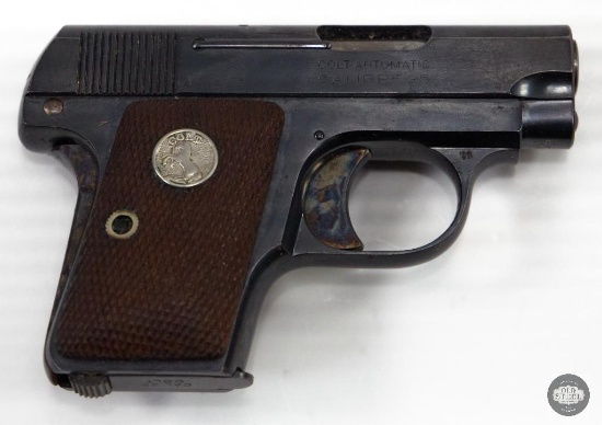 Colt 1908 Pocket Hammerless with Original Box and Documents