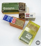 4 Assorted Boxes of .22 Caliber Ammo