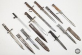 Lot of 9 Assorted Bayonets