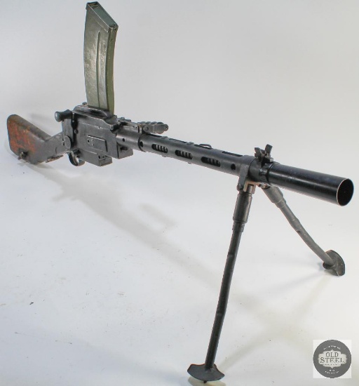 Rare Chilean Madsen Machinegun Mfg. 1946 Display
