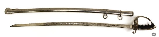 Engraved US Army Officer Ceremonial Saber