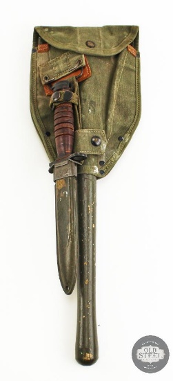 WWII Entrenching Tool and M8 Bayonet