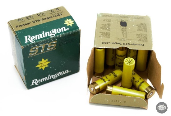 2 Boxes of Remington Premier STS 20 GA 2 3/4" No.8 Shot Target Load