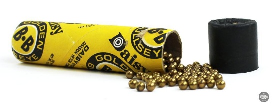 Vintage Tube of Daisy Golden Bullseye BBs