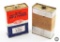 Two Vintage Powder Cans- Empty