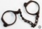 Antique 1880's Bean Leg Iron Shackles - No Key