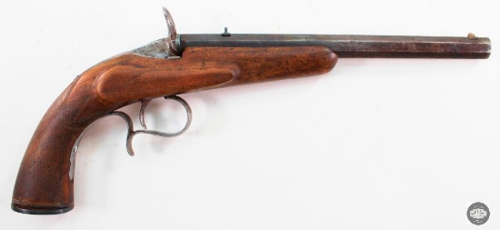 Belgian Breech Loaded Single Shot 22 Pistol - Antique