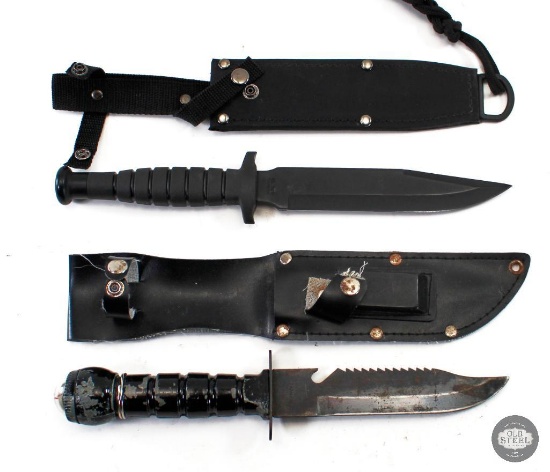 2 Knives with Sheaths