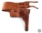 Leather Gunbelt with Setter Brand Farwell Marked Topflap Holster