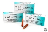 3 boxes of 7.62x39mm - 60 Rounds