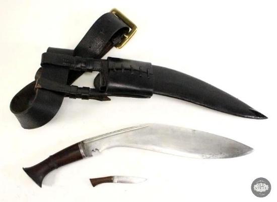 Kukri and Karda - with Scabbard and Belt