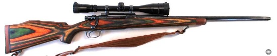 Interarms Whitworth Mark X - 6mm Remington - Laminate Monte-Carlo Stock - w/ Burris 4-14x Scope