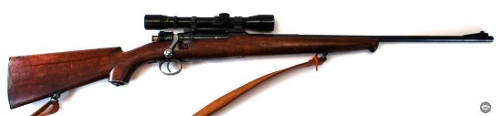Sporterized Erfurt Kar 98 - MFG. 1918 - with Bushnell Scope Chief 4x Scope & Leather Sling