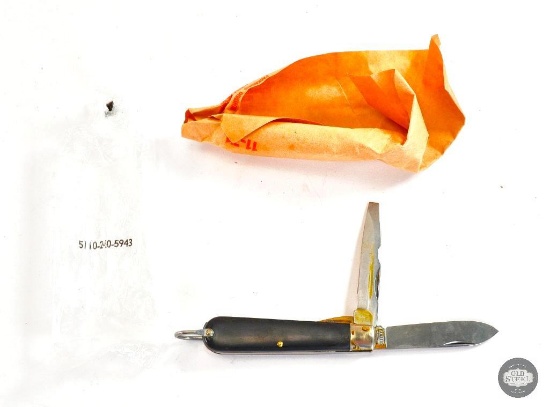 US Camillus Folding 2 Blade Knife - Like New in Packaging