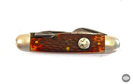 Vintage Boy Scout Multi Tooled Folding Knife