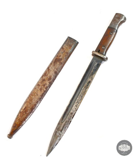 WWII German M1884/98 Mauser 98 Bayonet - 1943