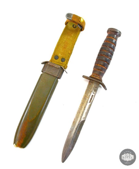 WWII US M3 Fighting Knife - Imperial - M8 Scabbard B.M. Co