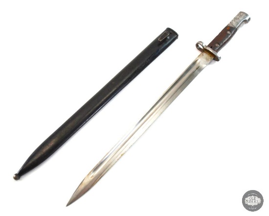 Belgian M1924 Mauser Bayonet and Scabbard