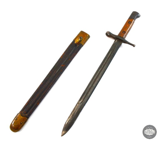 Italian M1891 Carcano Knife Bayonet and Scabbard