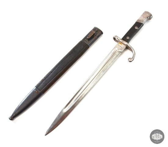 Brazilian M1908 Bayonet and Scabbard