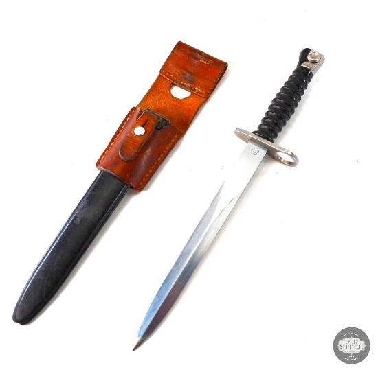 Swiss M1957 Bayonet and Belt Frog