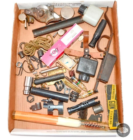 Box of Miscellaneous Gun Tools and Parts