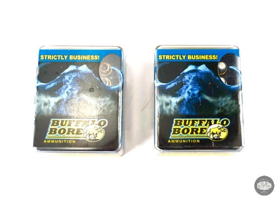 2 Boxes Buffalo Bore 9x18 Makarov +P - 95gr JHP - 115gr Hard Cast FN - 40 Rounds