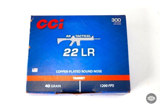 Large Box CCI .22LR 40gr Copper Plated Round Nose Ammunition - 300 Total Cartridges